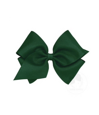 Wee Ones Mini King Bow - Forest Green