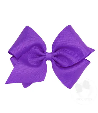 Wee Ones Mini King Bow - Delphinium