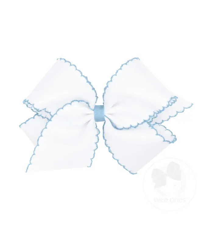 King Moonstitch Grosgrain Contrasting Hair Bow | Wee Ones