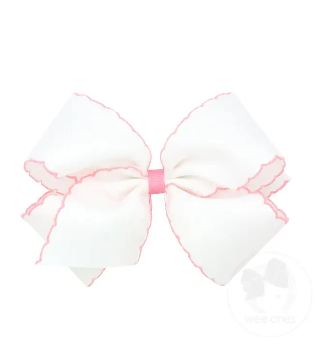 King Moonstitch Grosgrain Contrasting Hair Bow | Wee Ones