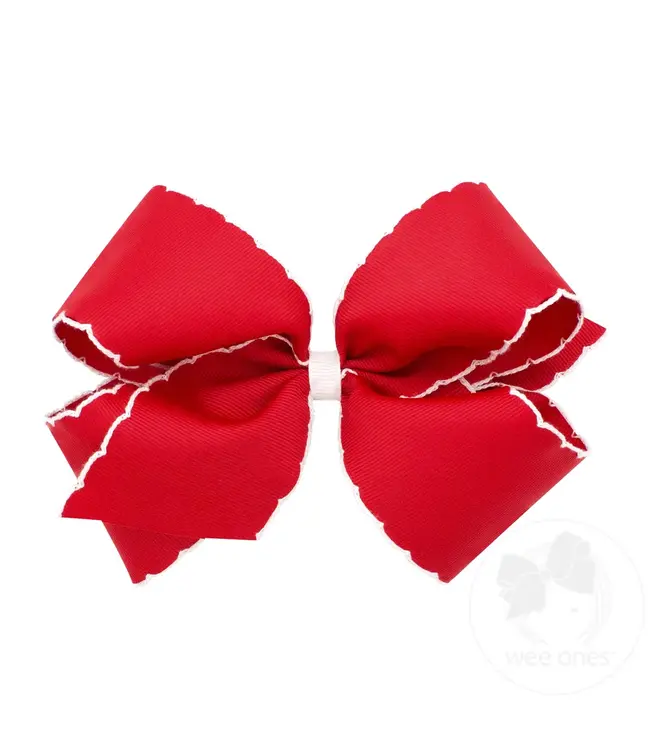 King Moonstitch Grosgrain Contrasting Hair Bow | Wee Ones