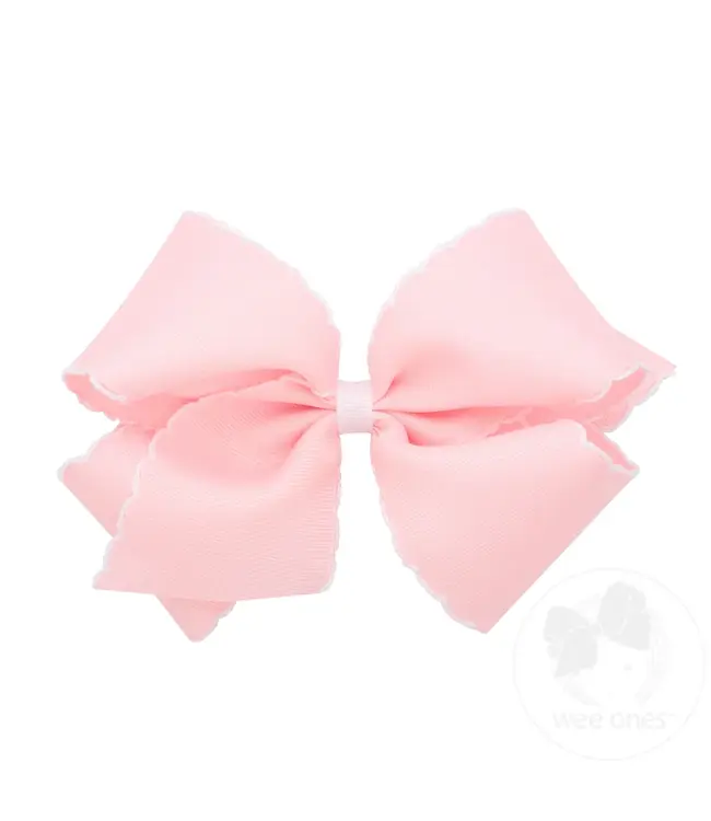 King Moonstitch Grosgrain Contrasting Hair Bow | Wee Ones