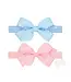 Two Mini Scallop Bows with Bands | Wee Ones