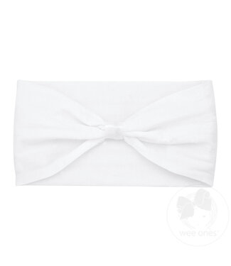 Wee Ones White Babyband 6-24 Months