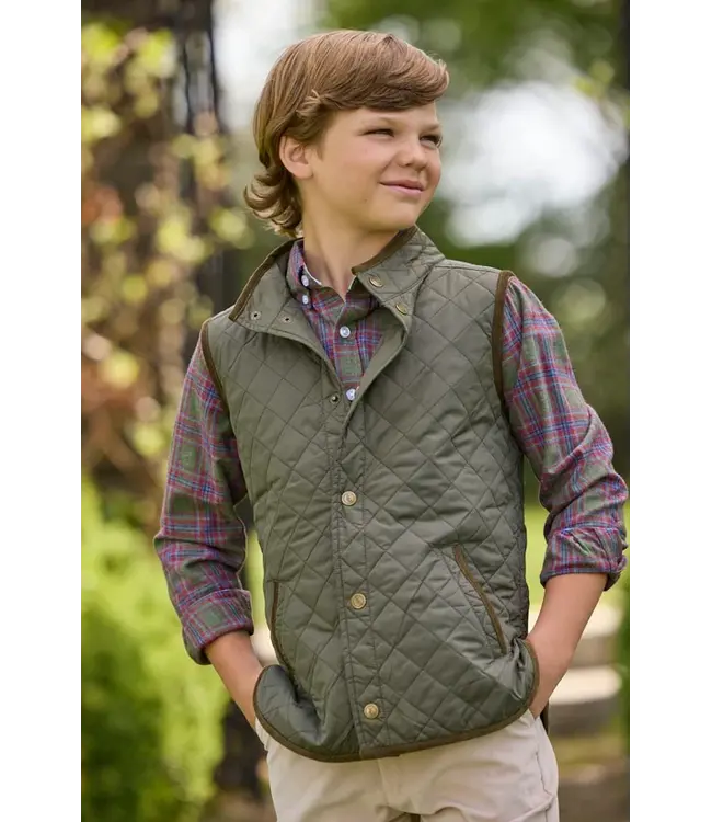 Boys Thornhill Plaid Button Down Shirt | Little English
