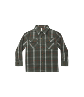 Rylee & Cru Evergreen Holiday Plaid Flannel Shirt