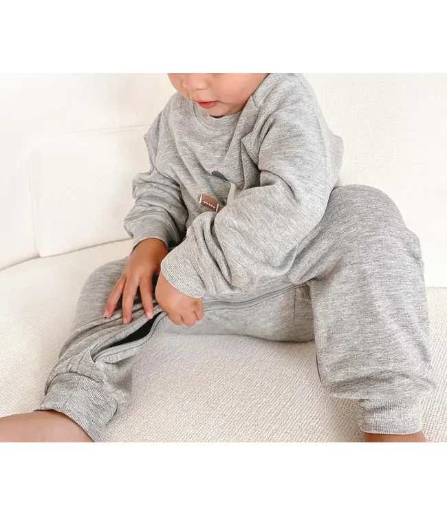 Football Goose Fleece Baby Jumpsuit | Gunamuna