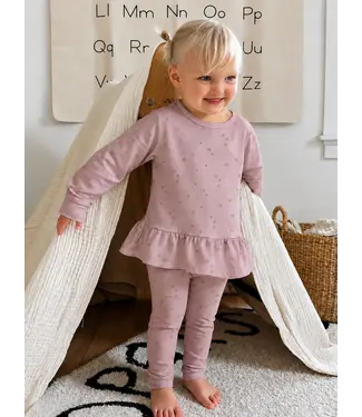 gunamuna Dazzle Ruffled Sweatsuit