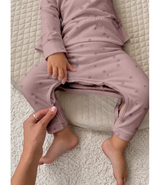 Dazzle Fleece Ruffled Sweatsuit | Gunamuna