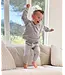 Heather Grey Fleece Baby Sweatsuit | Gunamuna