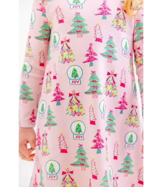 Christmas Coloring Contest Long Sleeve Polly Play Dress