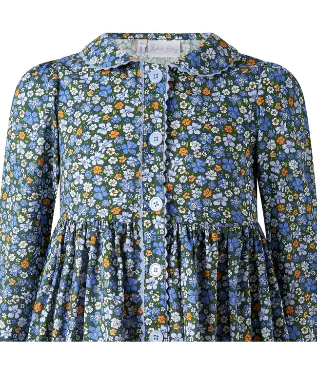 Meadow Floral Button-Front Dress | Rachel Riley