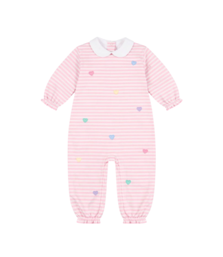 Florence Eiseman Stripe Knit Longall with Hearts
