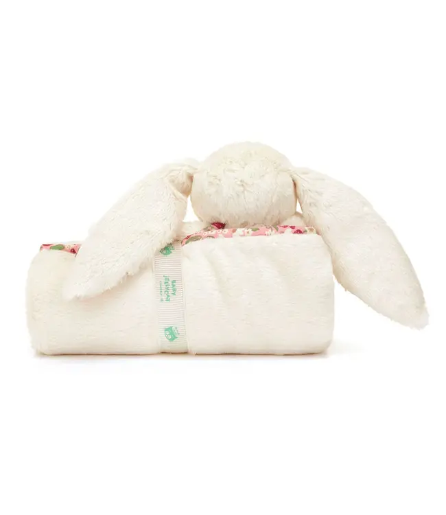 Blossom Cream Bunny 'Berry' Blankie