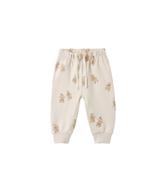 Quincy Mae Parchment Gingerbread Relaxed Fleece Sweatpant
