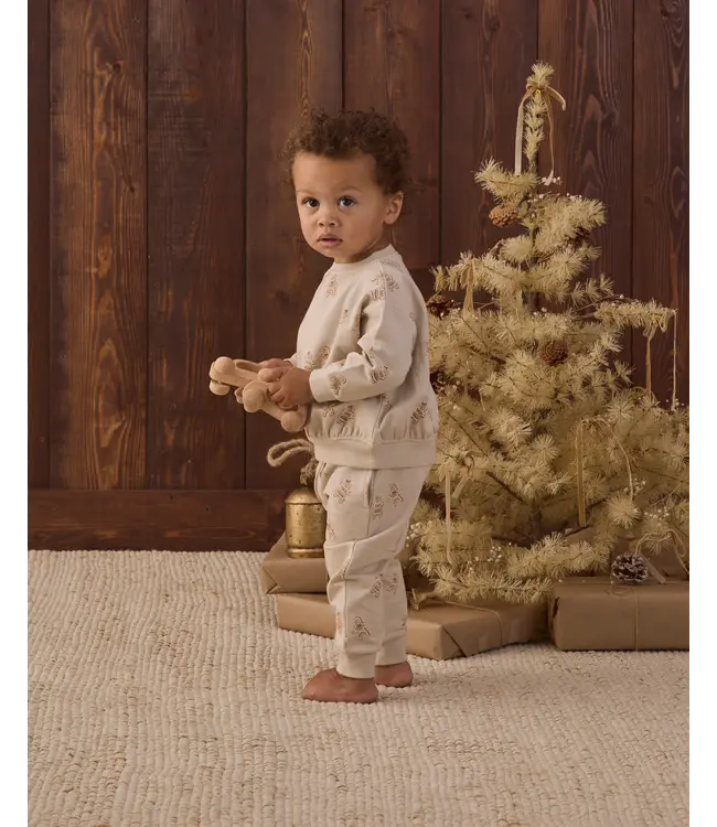 Relaxed Fleece Sweatshirt Gingerbread