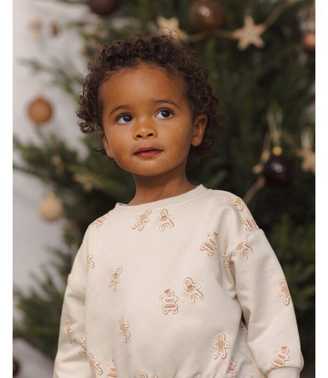 Relaxed Fleece Sweatshirt Gingerbread