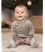 Hidden Snap Footie Spruce Stripe