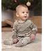 Hidden Snap Footie Spruce Stripe