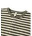 Hidden Snap Footie Spruce Stripe