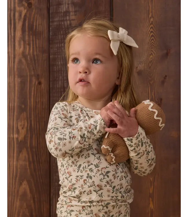 Bamboo Pajama Set Holiday Floral