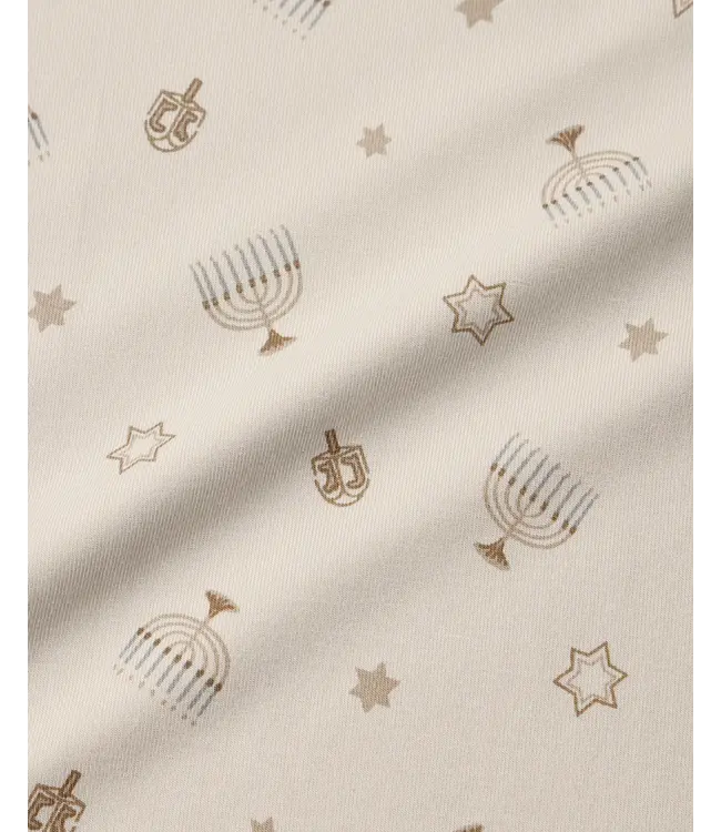 Bamboo Zip Footie Hanukkah