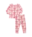 Kids Bamboo PJ Set - Pink Present Bow