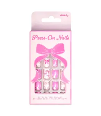 Iscream Bow Press On Nails