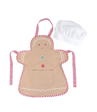 Gingerbread Chef & Apron Set