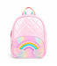 Rainbow Glitter Pink Backpack