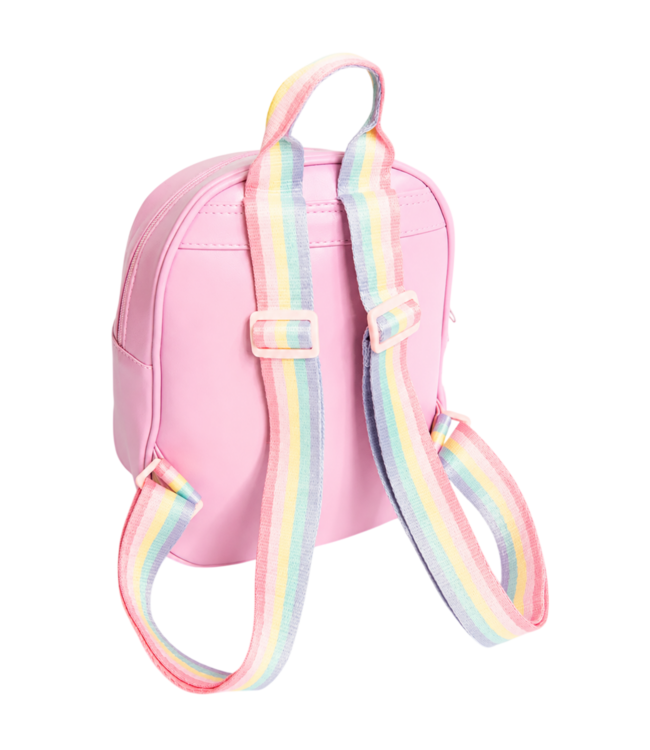 Rainbow Glitter Pink Backpack