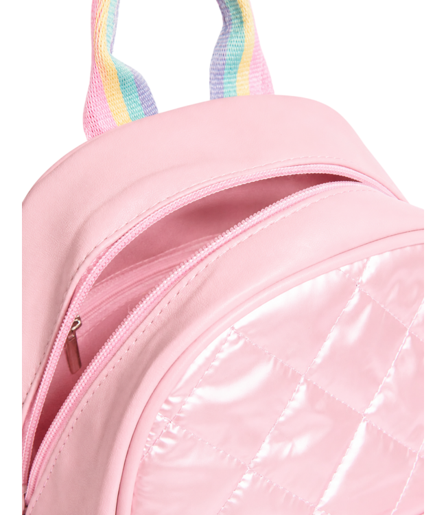 Rainbow Glitter Pink Backpack