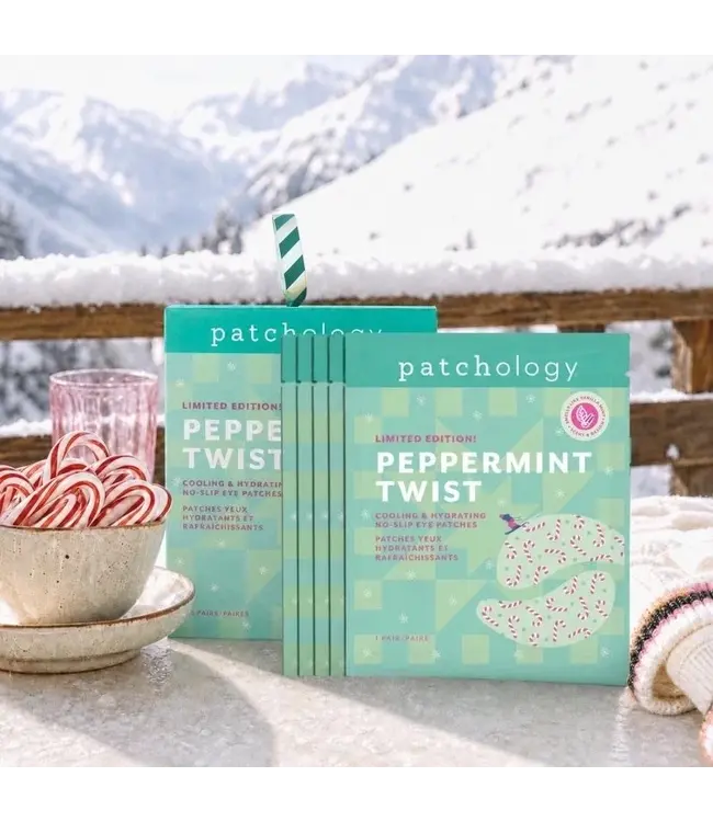 Peppermint Twist: Cooling Eye Patches Gift Set