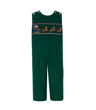 Anavini Green Corduroy Santa's Sleigh Long Jon Jon