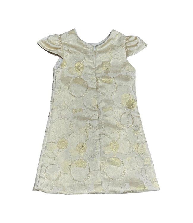 Gold Circles A-Line Dress