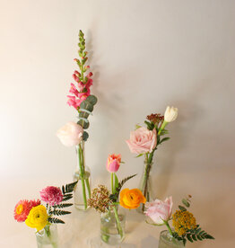 Vintage Bottles, Set of 5