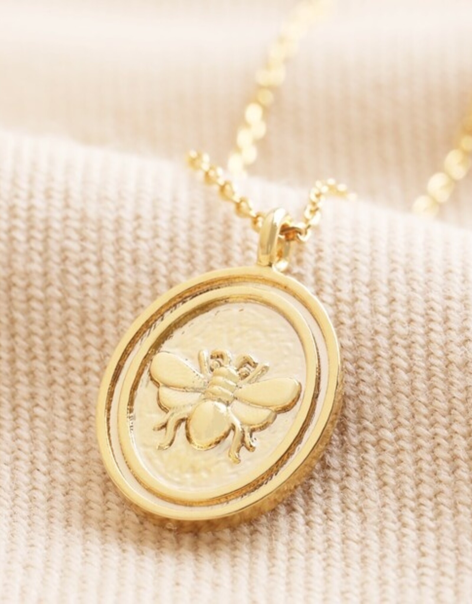 Disk Bee Pendant