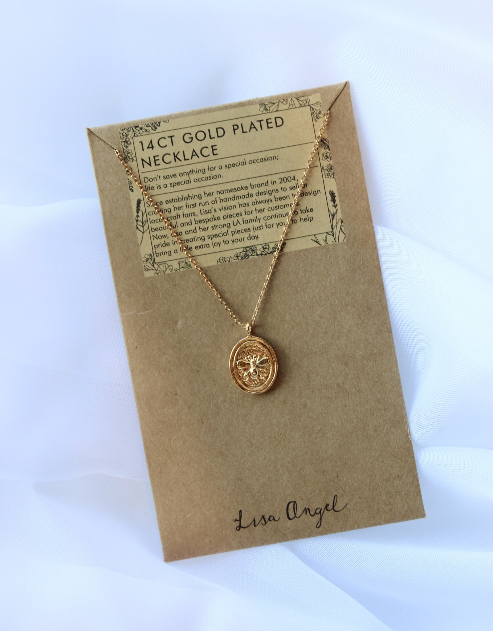 Disk Bee Pendant