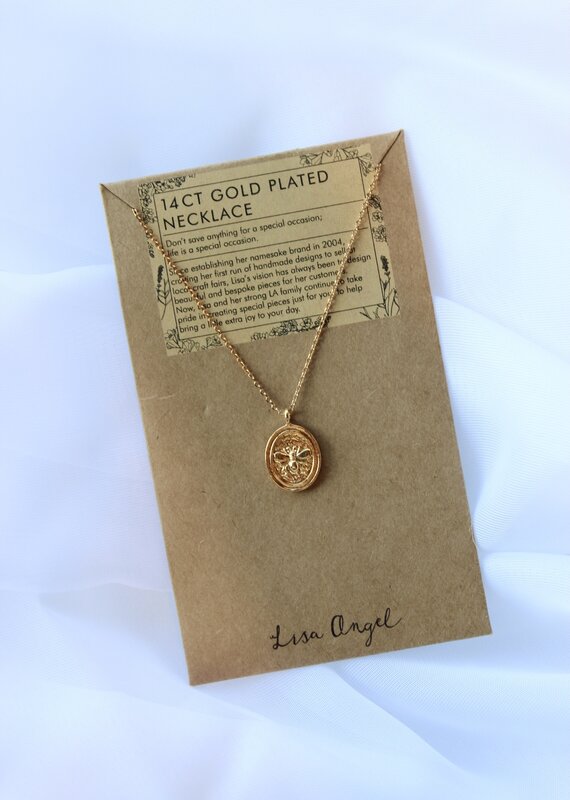 Disk Bee Pendant