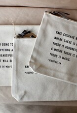 Zipped Canvas Bag