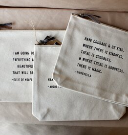 Zipped Canvas Bag