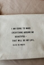 Zipped Canvas Bag