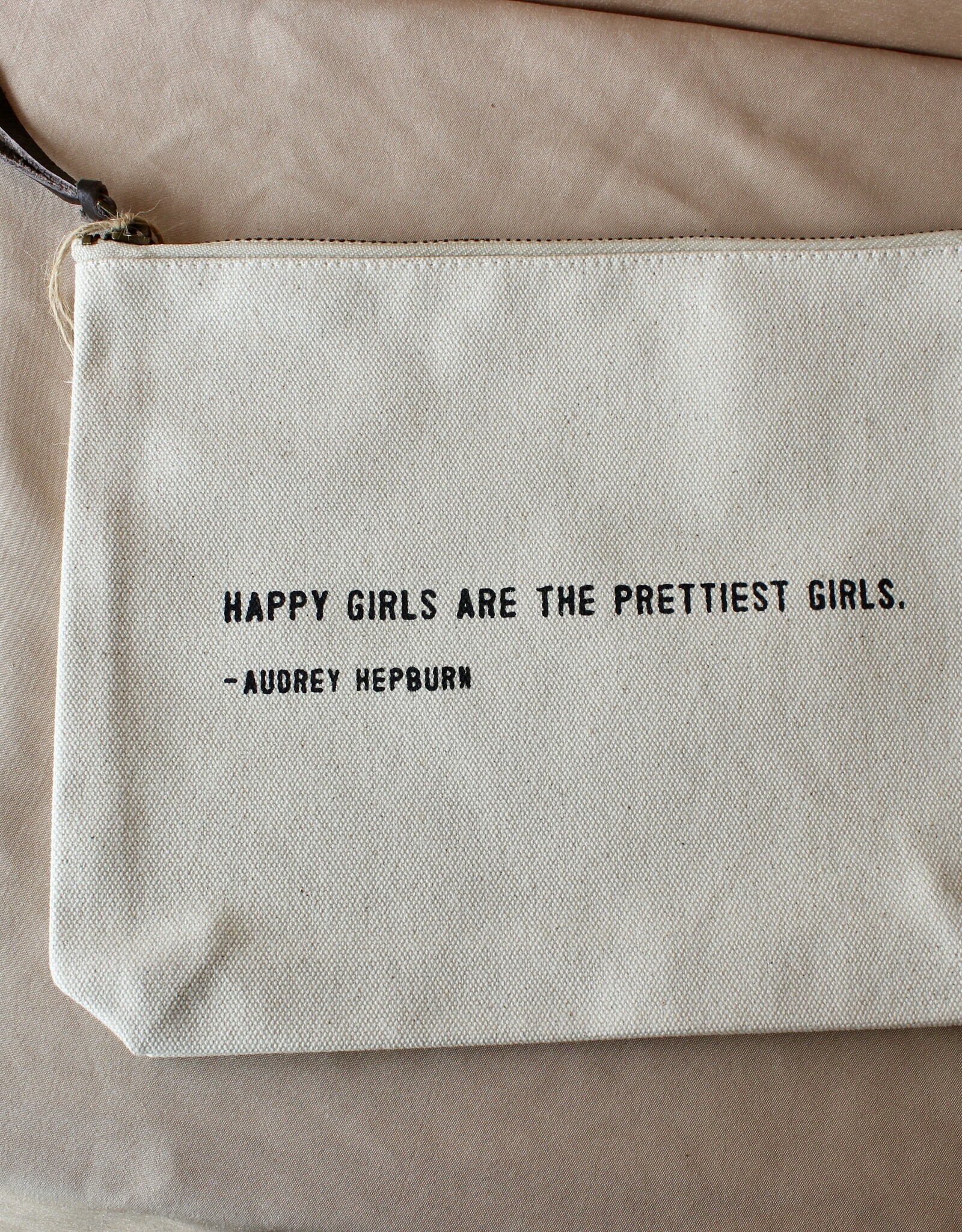 Zipped Canvas Bag