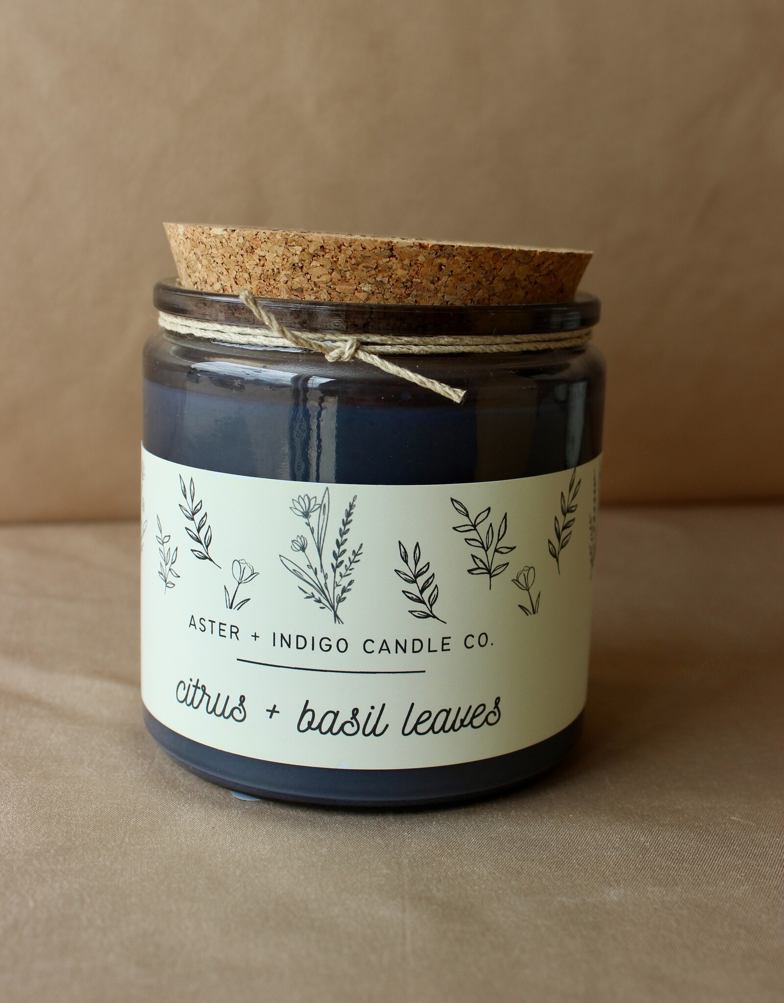 Aster + Indigo Candle