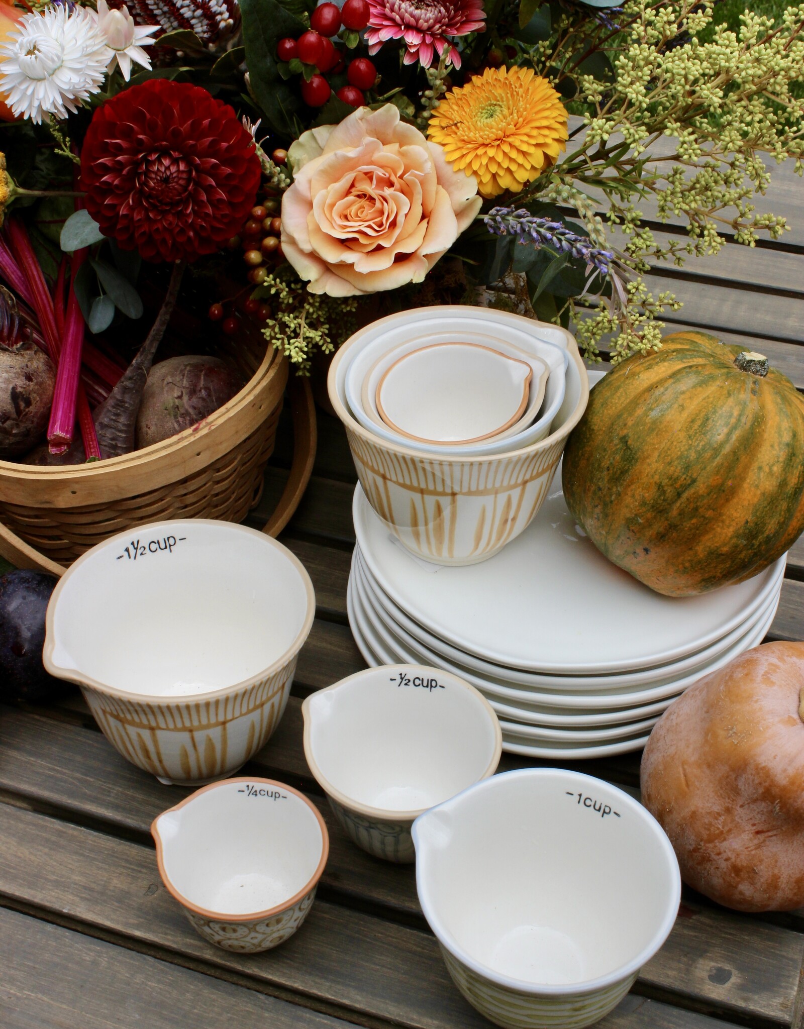 Stoneware Measuring Cups