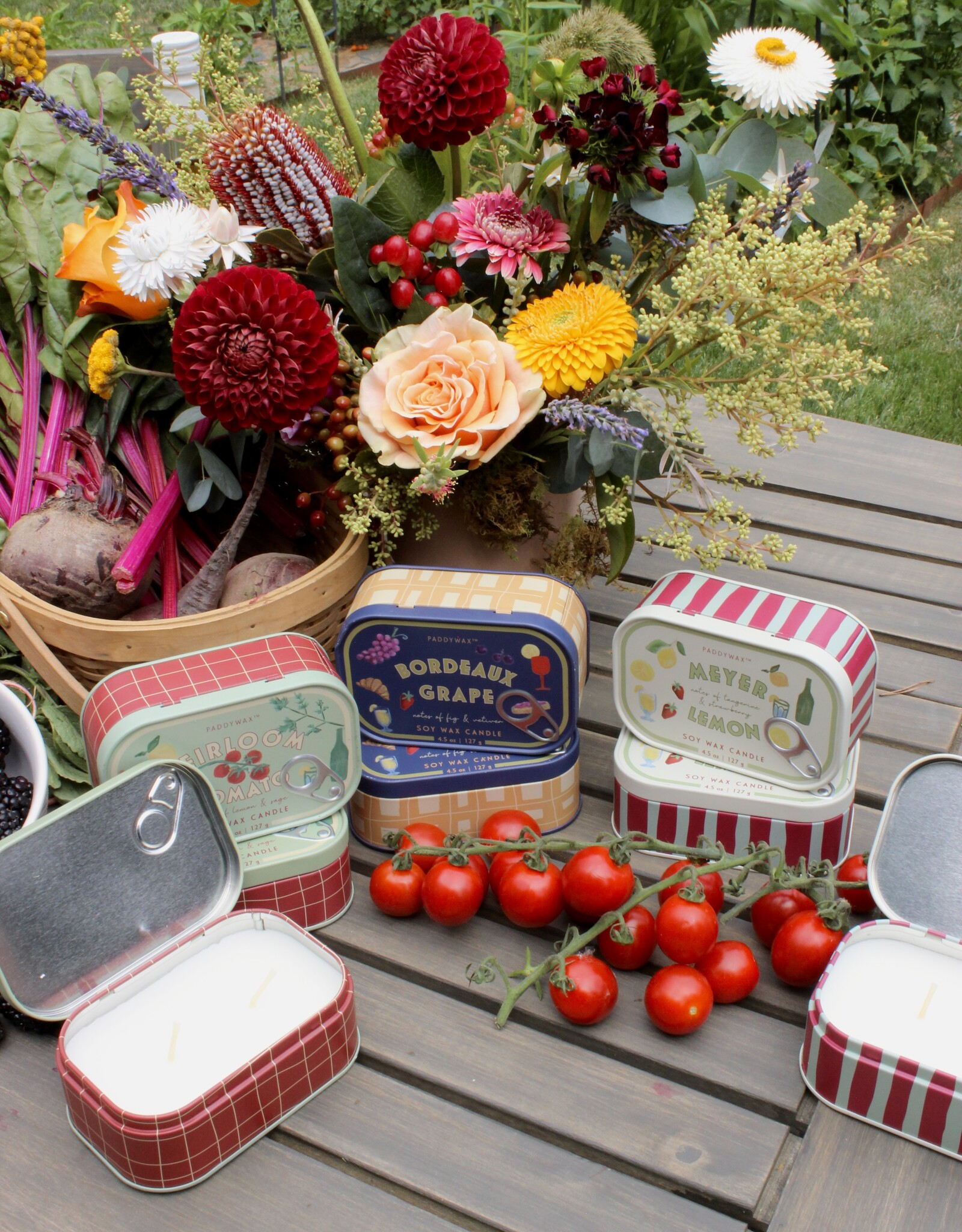 Tin Double Wick Candle