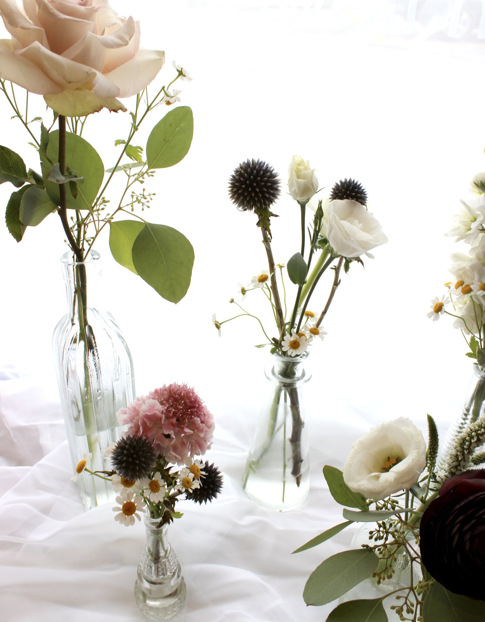 Vintage Bud Vases, Set of 5