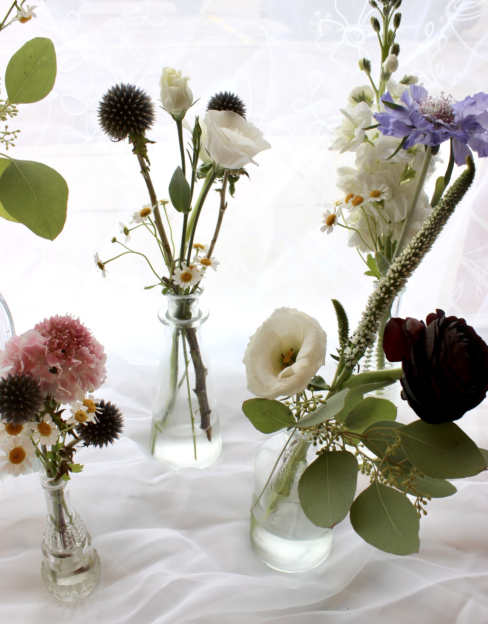 Vintage Bud Vases, Set of 5