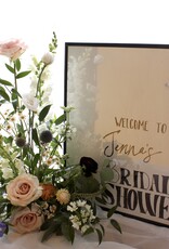 Tabletop Sign Arrangement