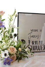 Tabletop Sign Arrangement